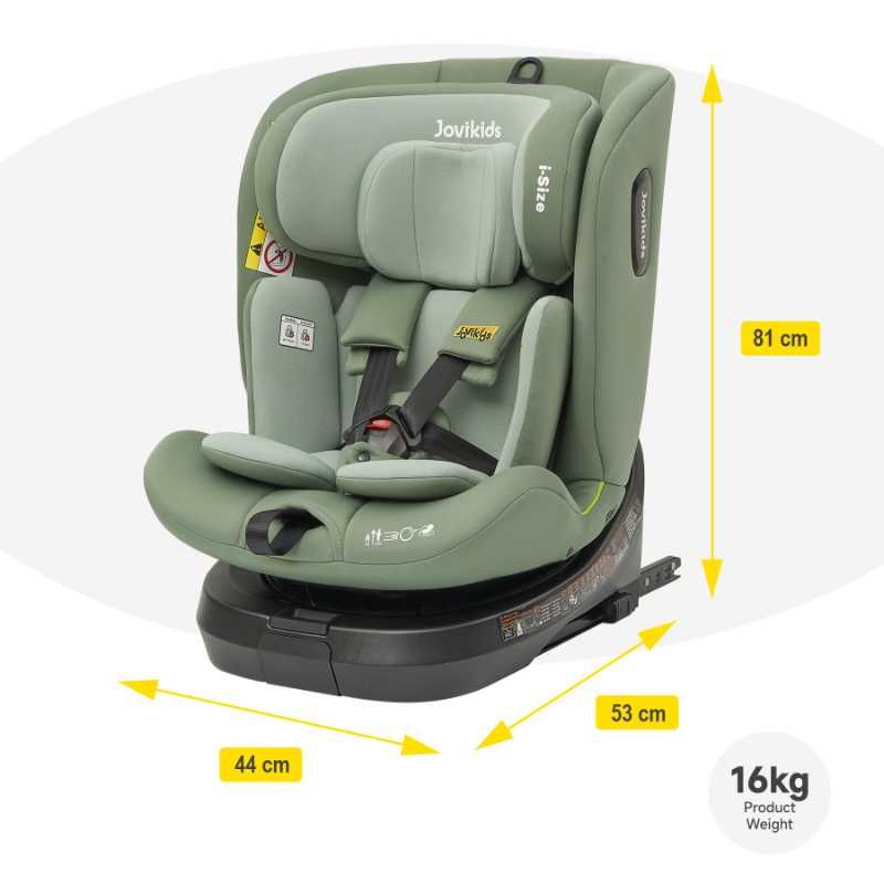 Jovikids - Ranger TT ISOFIX 360 Rotating Car Seat I-size - Green