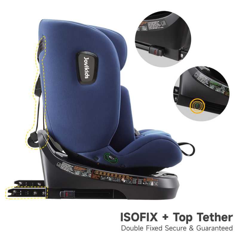 Jovikids - Ranger TT ISOFIX 360 Rotating Car Seat I-size - Blue