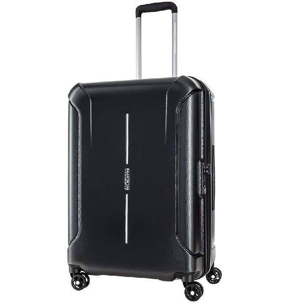 American Tourister - Technum Next Spinner Hard Check-In Luggage Bag - 68 Cm - Black