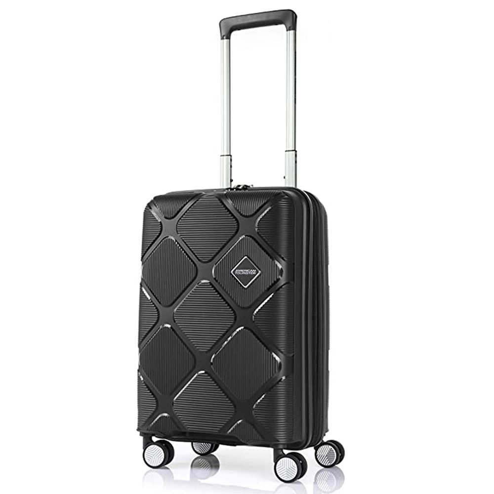 American Tourister - Instagon Spinner Hard Cabin Luggage Bag - 55cm - Jet Black