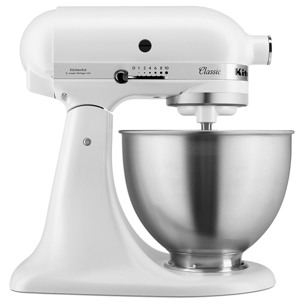 Kitchenaid - Classic Tilt-Head Stand Mixer - Matte White - 4.3 L