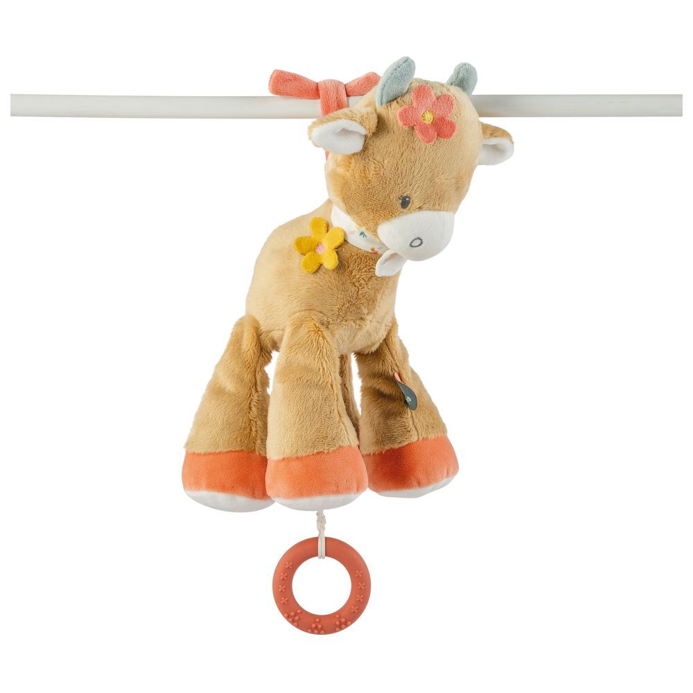 Nattou - Musical Fluffy Toy - Cow Mila