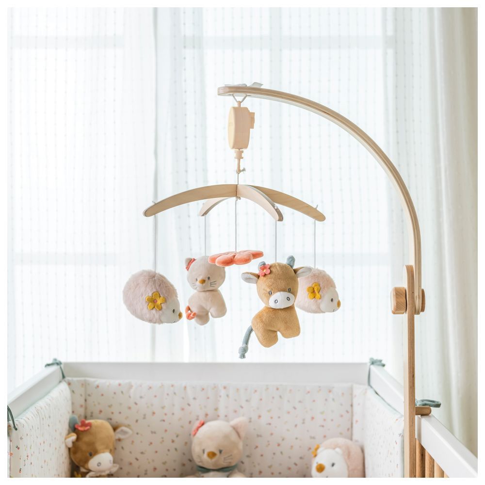 Nattou - Mila Zoe & Lana Musical Mobile With Hanging Toys