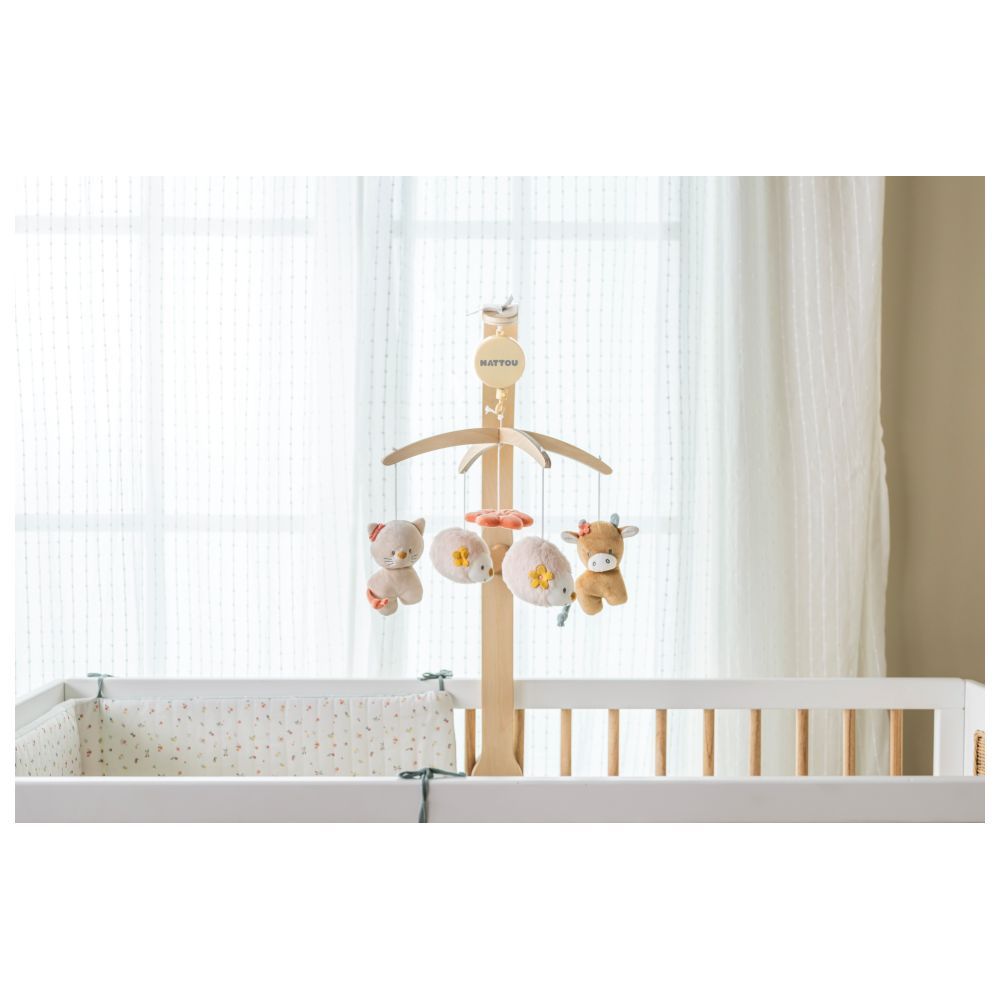 Nattou - Mila Zoe & Lana Musical Mobile With Hanging Toys