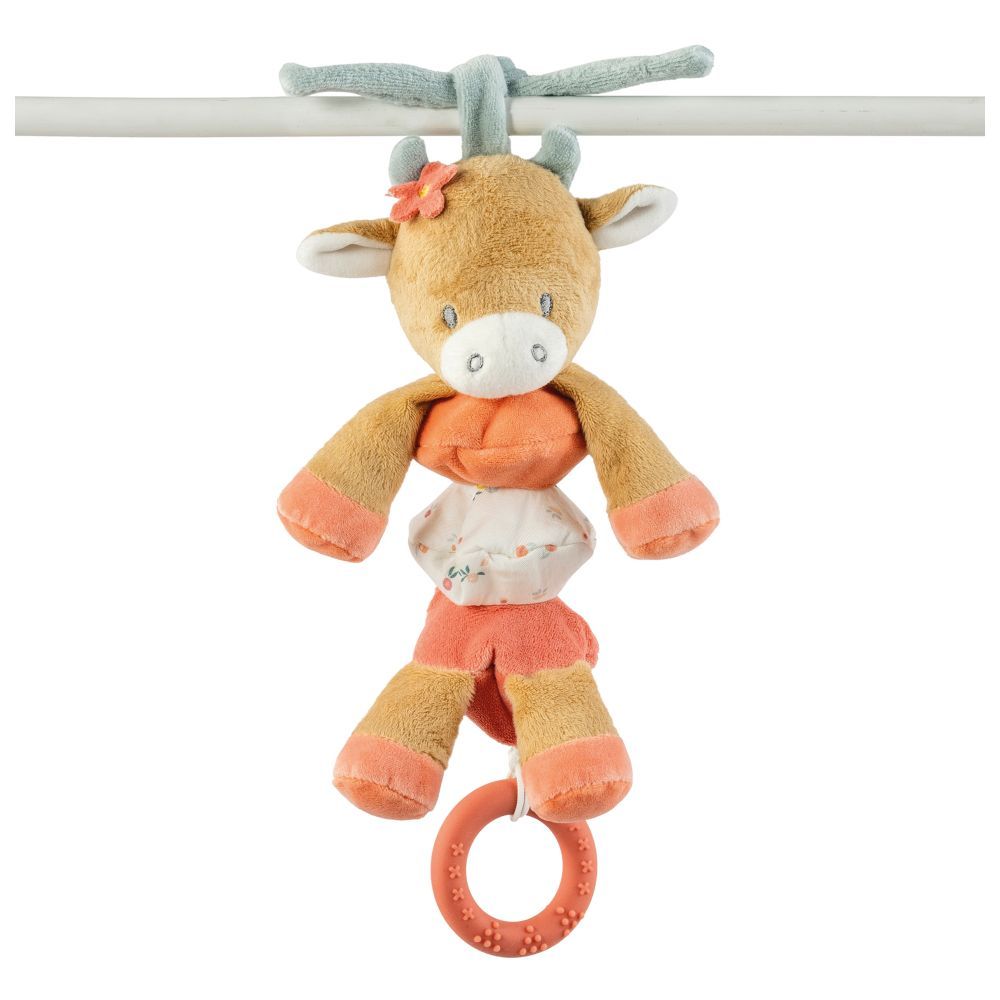 Nattou - Vibrating Cuddly Toy - Cow Mila