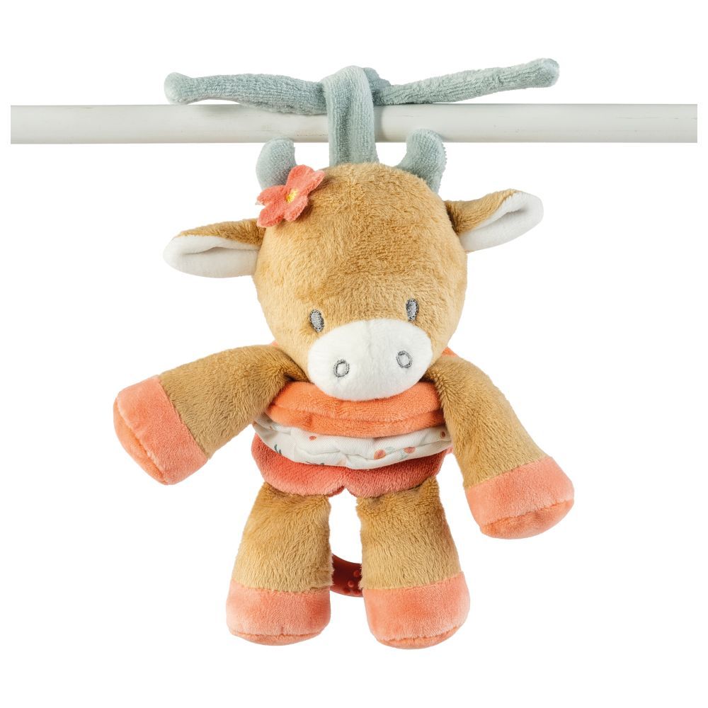 Nattou - Vibrating Cuddly Toy - Cow Mila