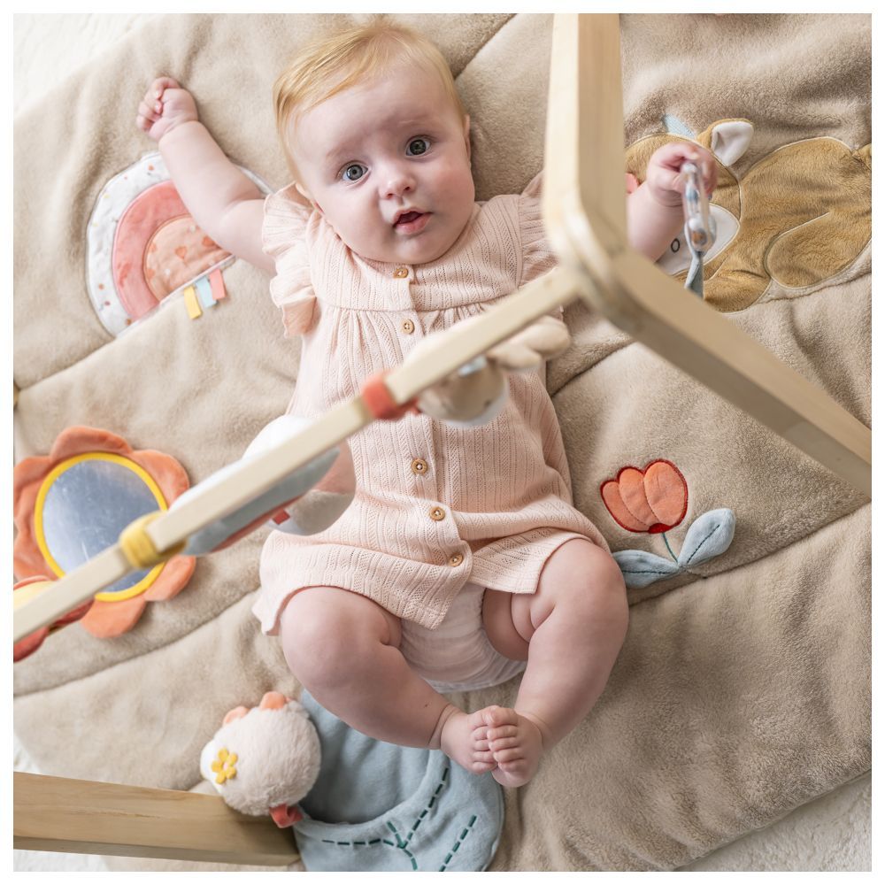 Nattou - Mila Zoe And Lana Activity Mat For Wooden Arch