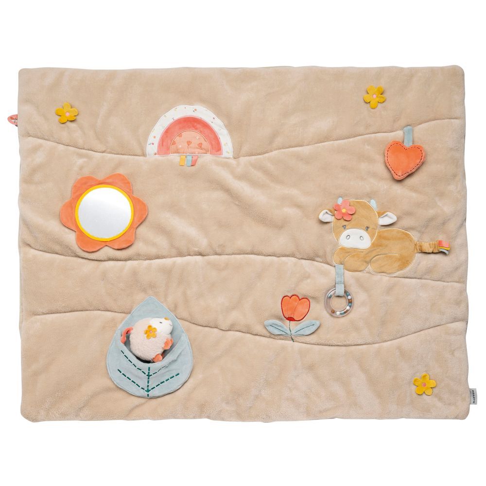 Nattou - Mila Zoe And Lana Activity Mat For Wooden Arch