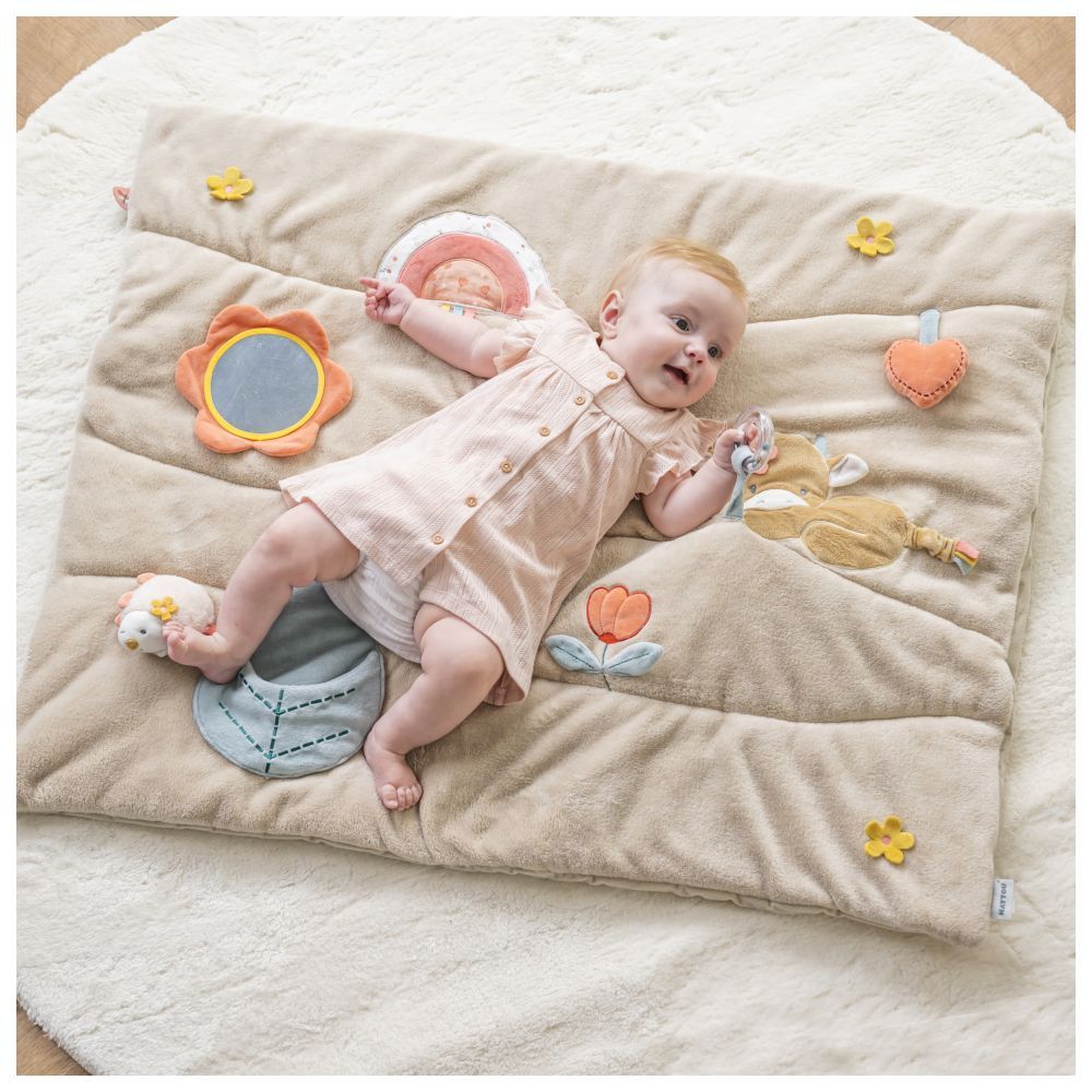 Nattou - Mila Zoe And Lana Activity Mat For Wooden Arch