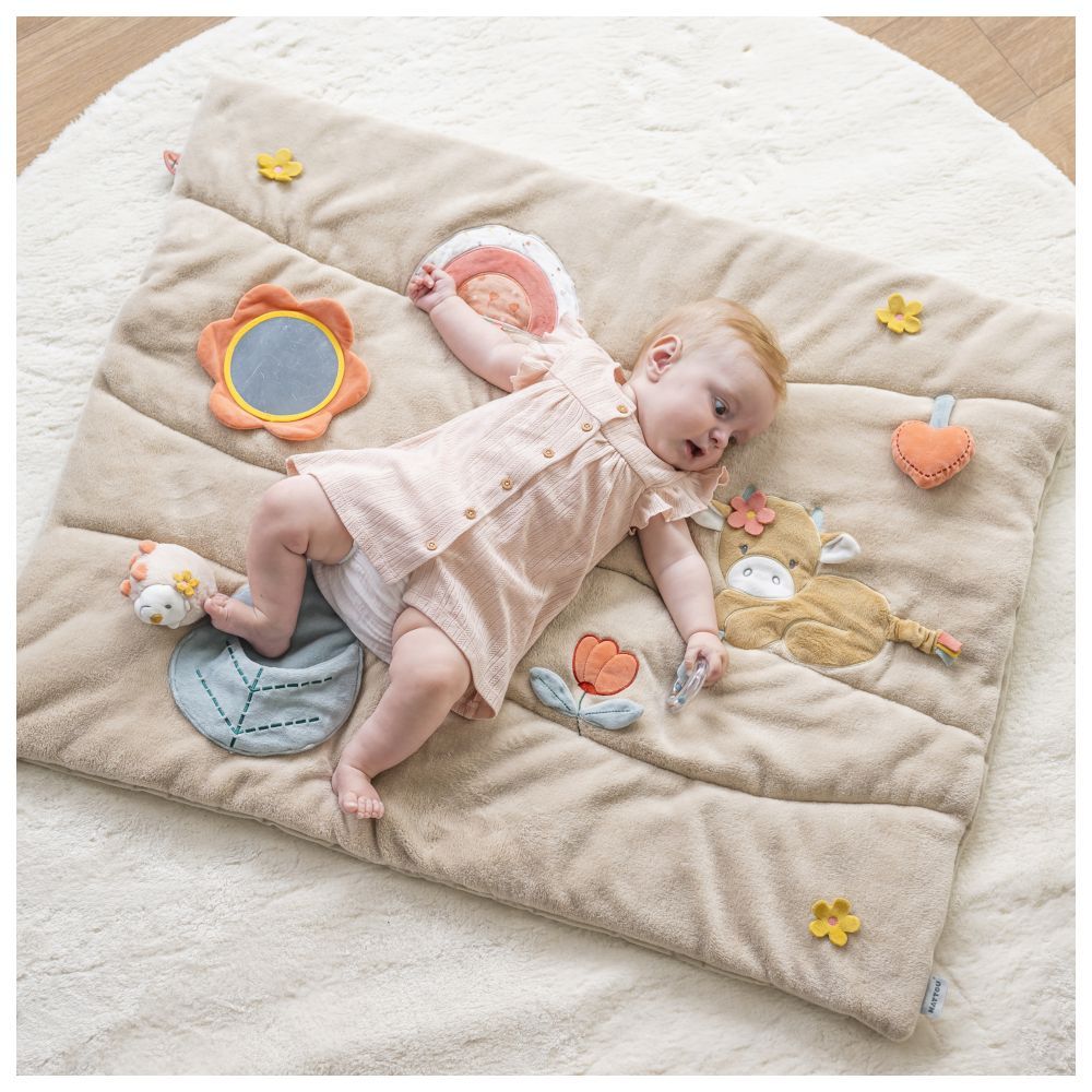 Nattou - Mila Zoe And Lana Activity Mat For Wooden Arch