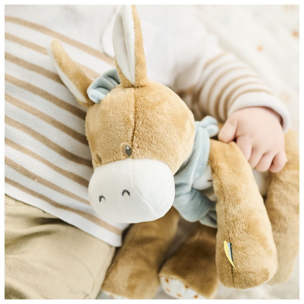 Nattou - Cuddly Soft Toy - Donkey Leo - 11 cm