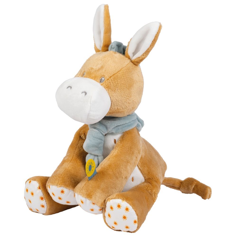 Nattou - Cuddly Soft Toy - Donkey Leo - 11 cm