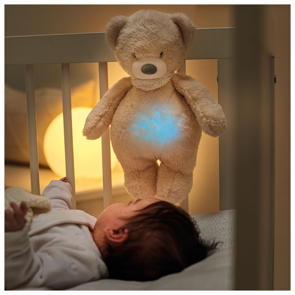 Nattou - Veilleuses Nightlight Sleepy Bear Cuddly Toy - Beige