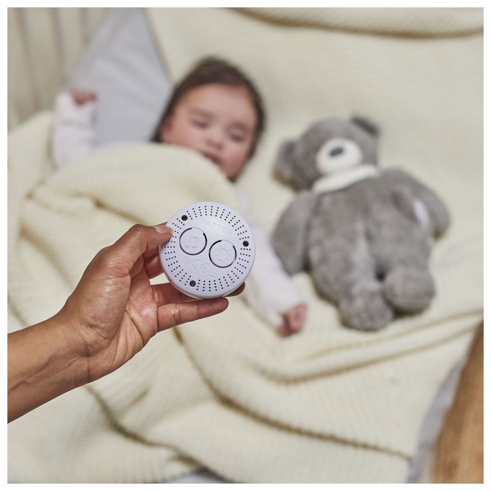 Nattou - Veilleuses Nightlight Sleepy Bear Cuddly Toy - Grey