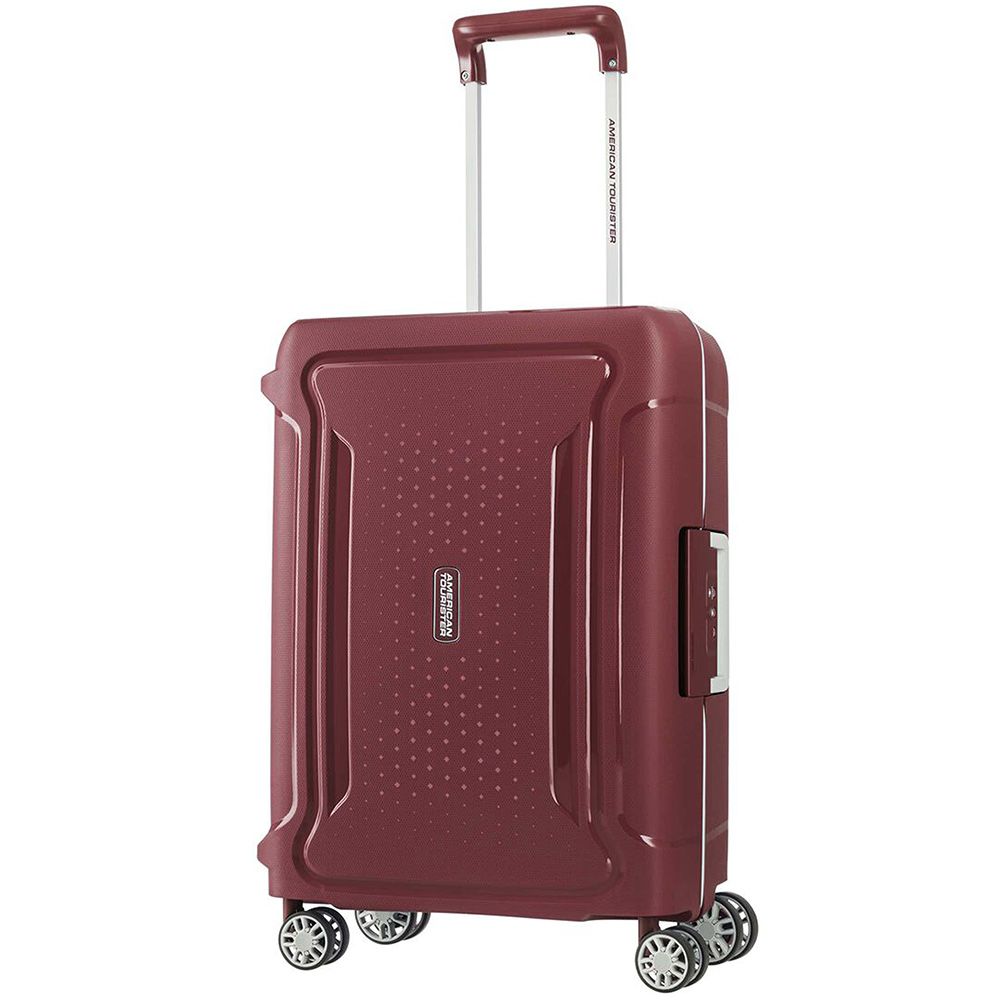 American Tourister - Tribus Spinner Hard Cabin Luggage Bag - 55cm - Red