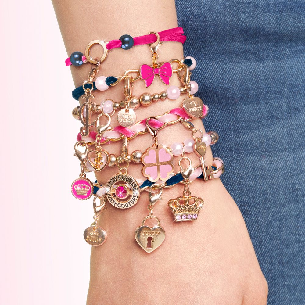 Juicy Couture - Make It Real -  Charmed By Velvet And Pearls Bracelet Kit - 115pcs