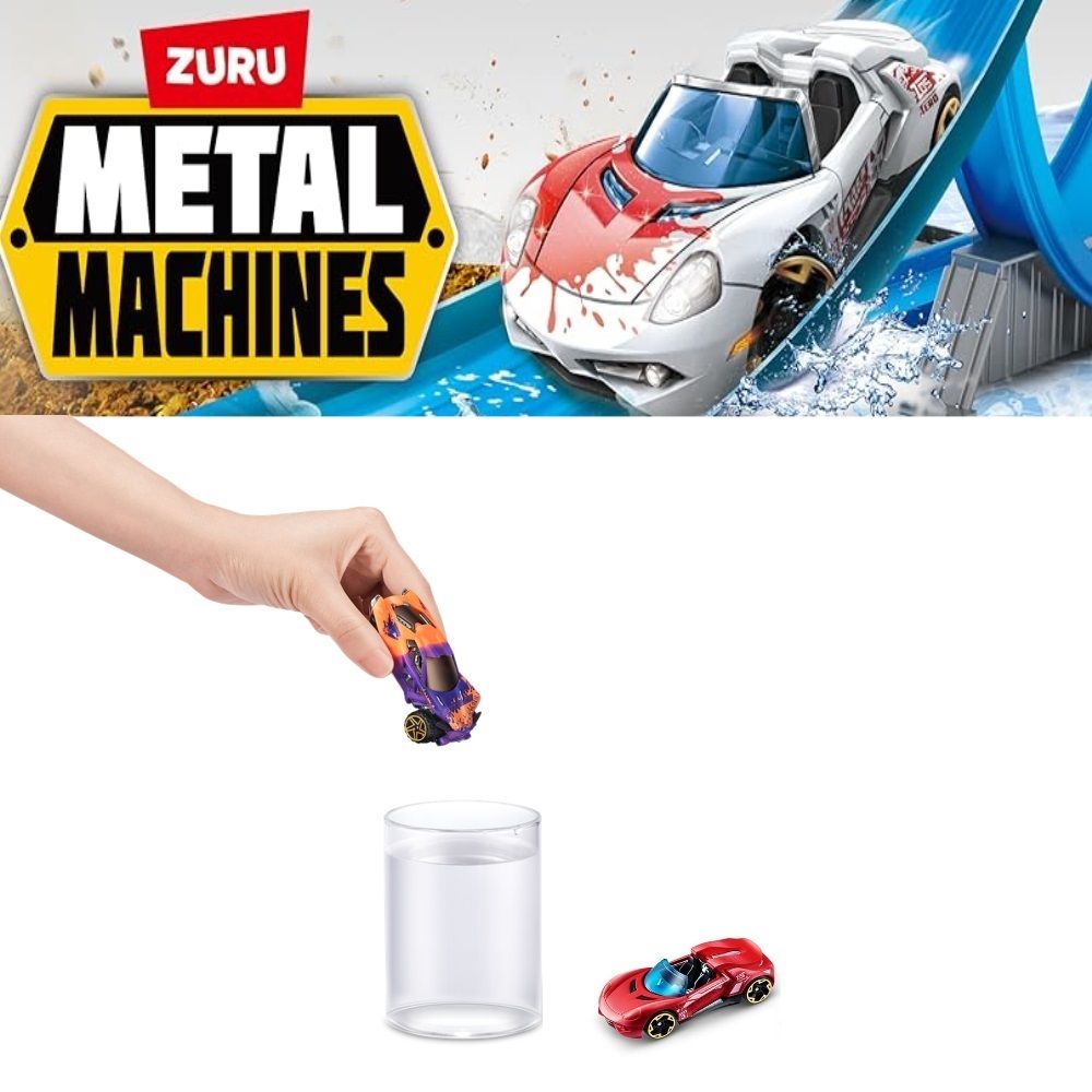 Zuru - Metal Machines Color Change Mini Racing Car Toy S4 1pc - Color/Style May Vary