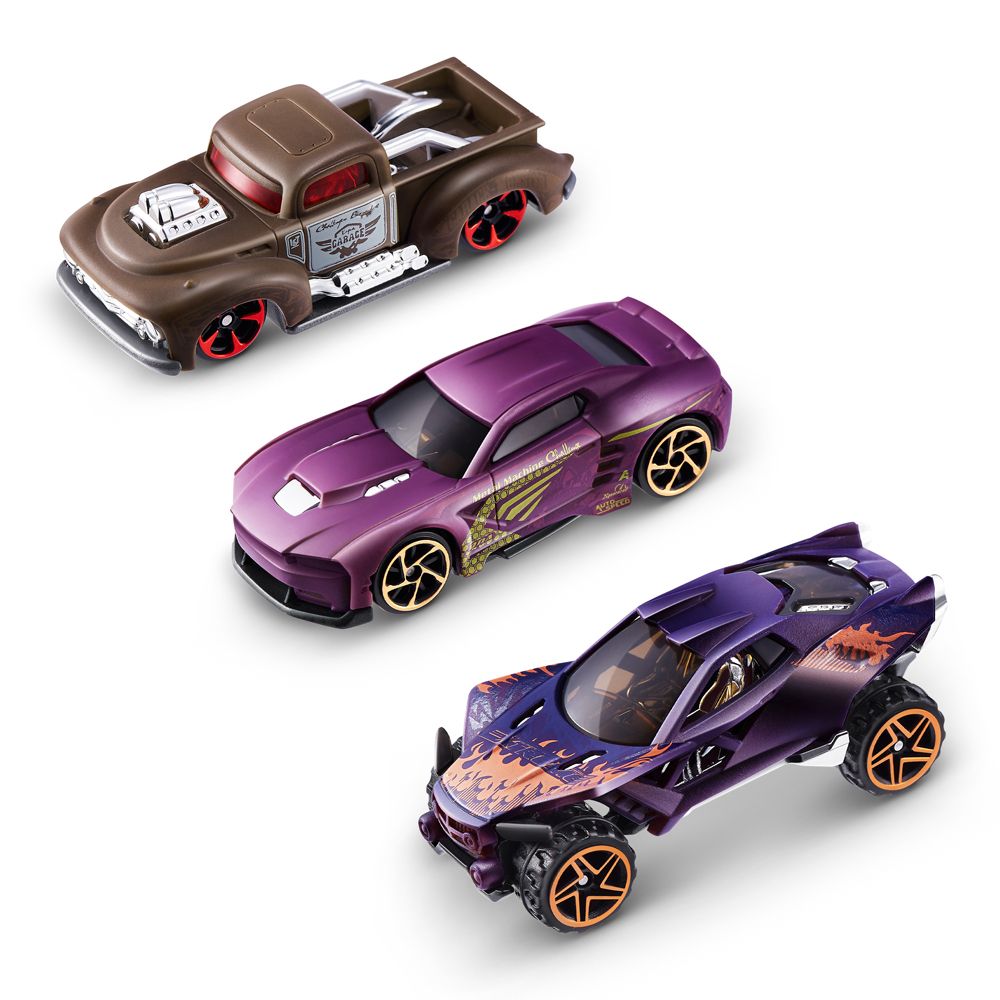 Zuru - Metal Machines Color Change Mini Racing Car Toy S4 - Pack Of 3 - Color/Style May Vary