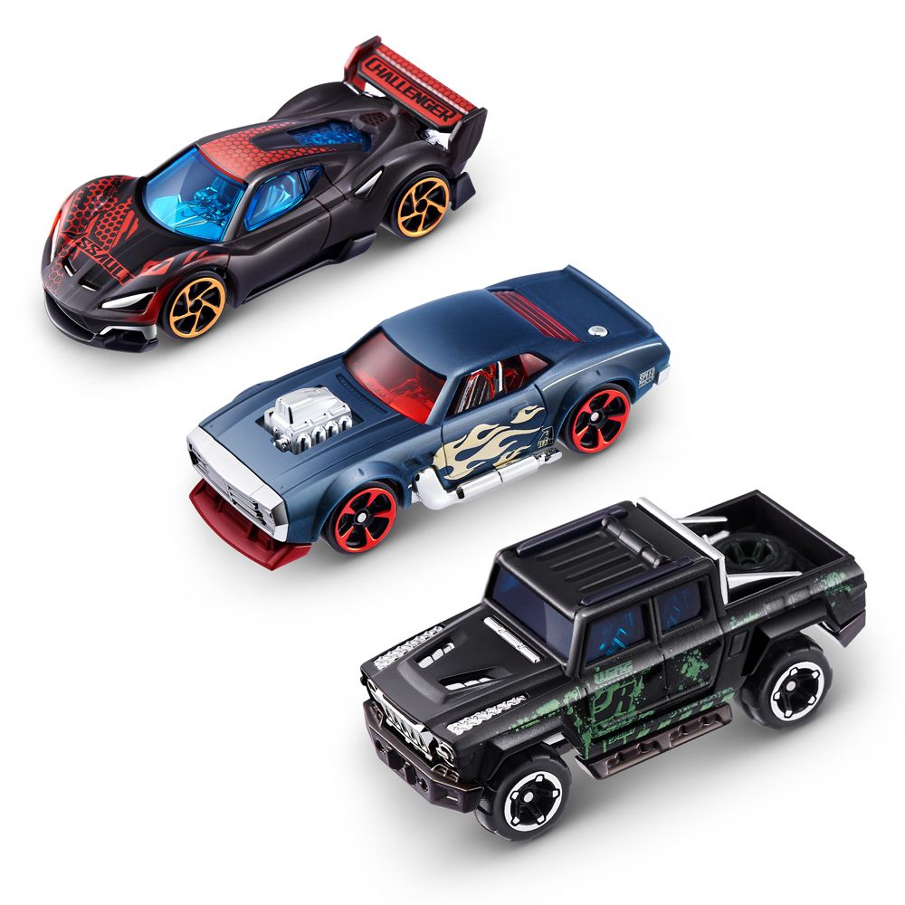 Zuru - Metal Machines Color Change Mini Racing Car Toy S4 - Pack Of 3 - Color/Style May Vary