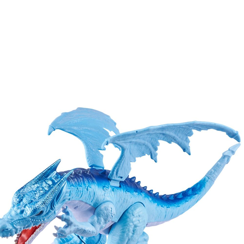 ZURU - ROBO ALIVE Robotic Series 1 - Fire Breathing Roaring Dragon - Blue