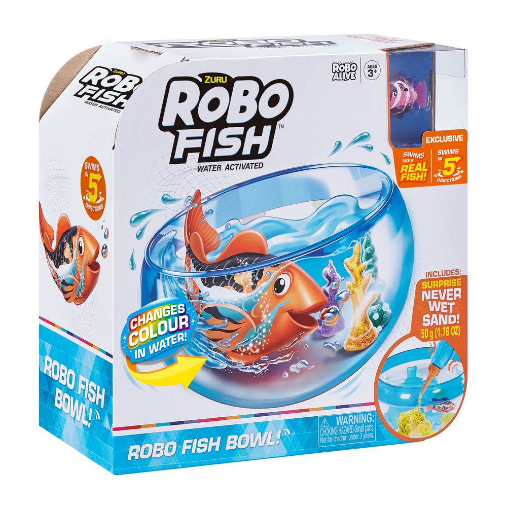 Zuru - Robo Alive Fish Bowl Playset - Color May Vary