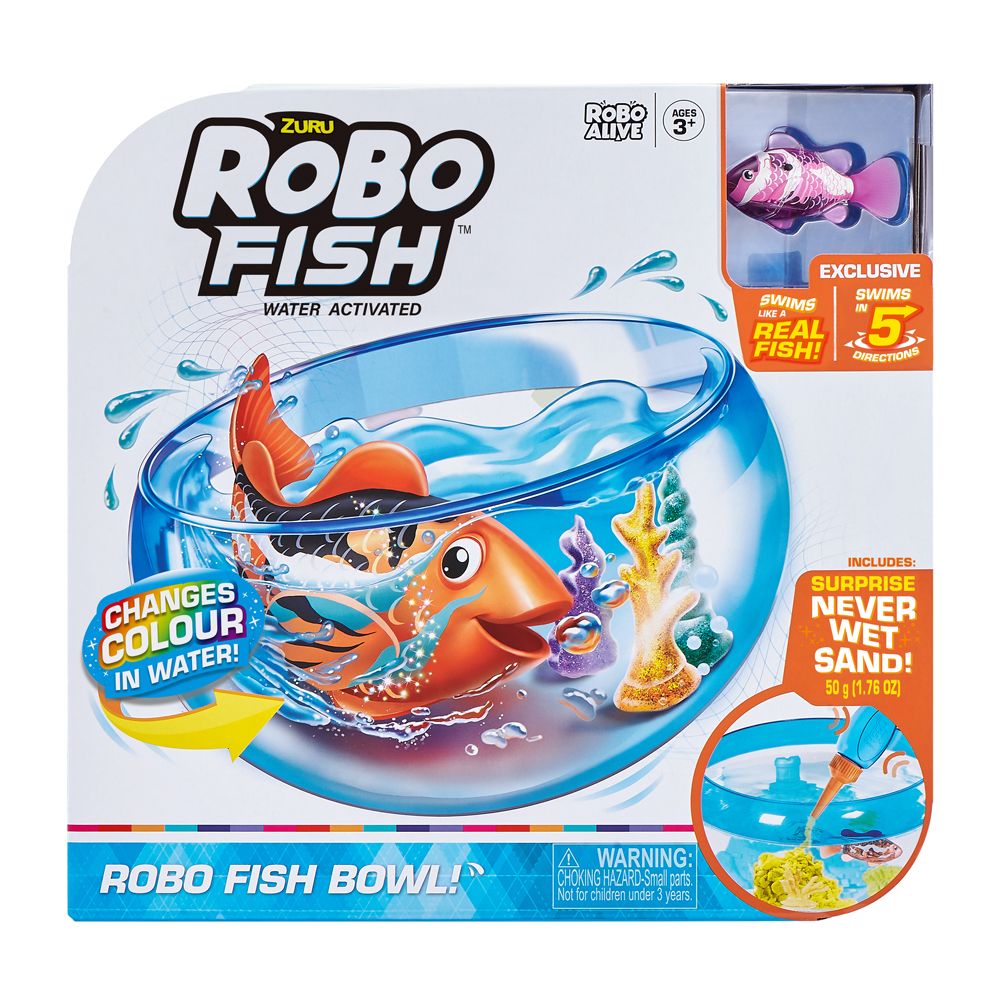 Zuru - Robo Alive Fish Bowl Playset - Color May Vary