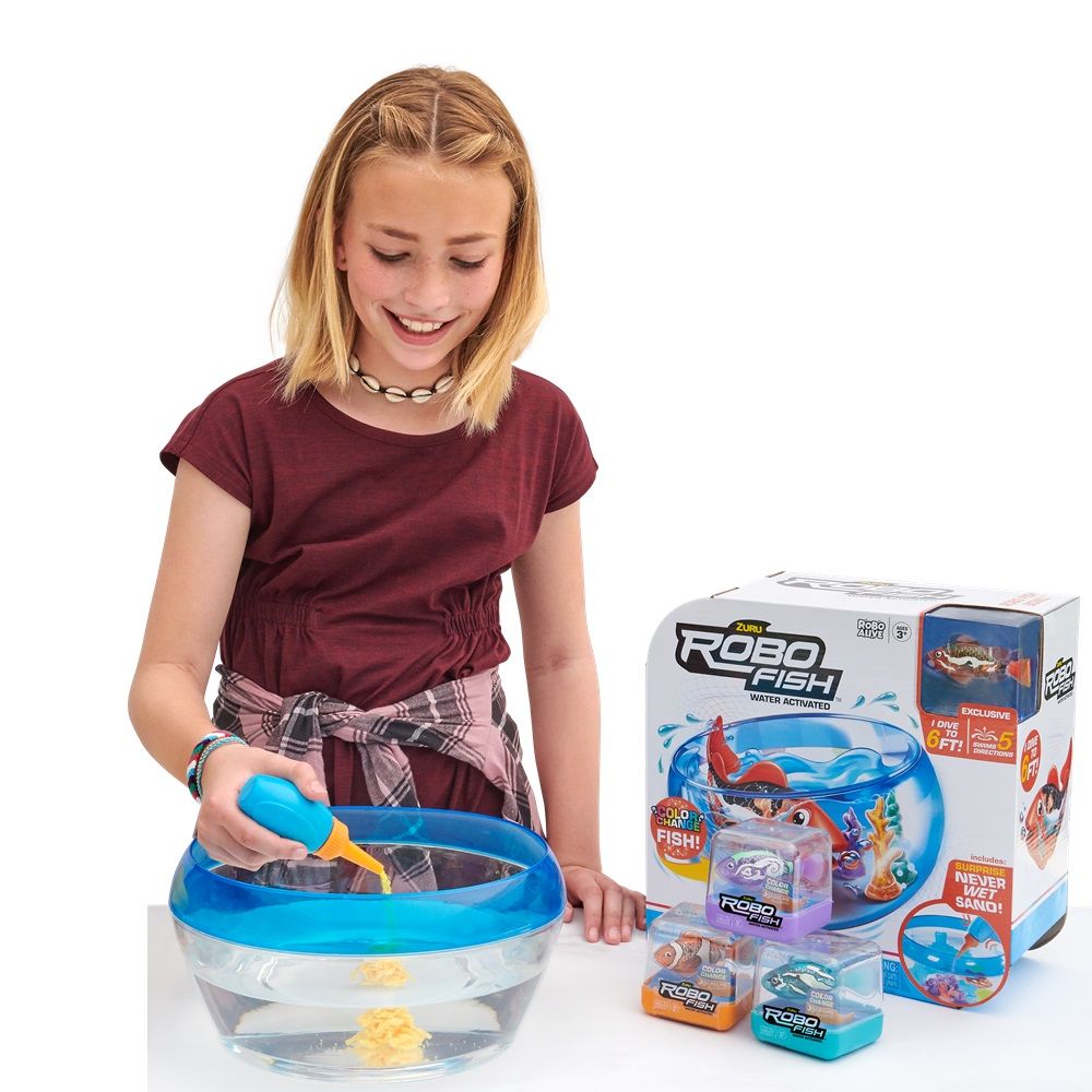 Zuru - Robo Alive Fish Bowl Playset - Color May Vary