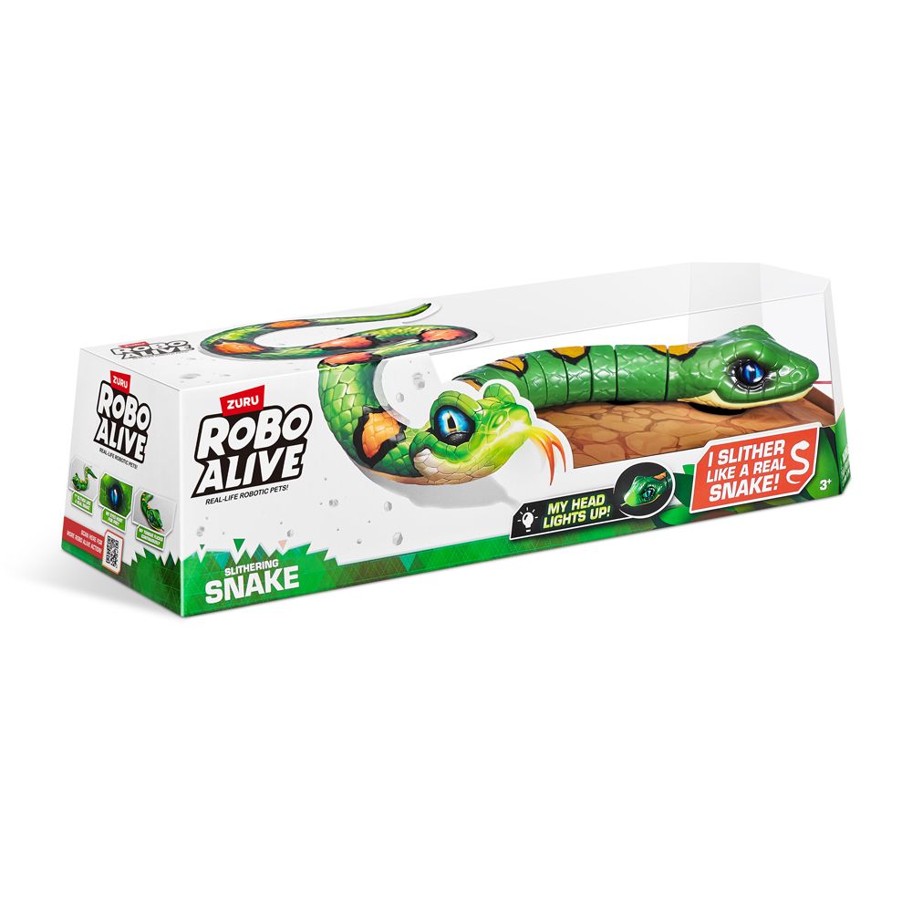 Zuru - Robo Alive Robotic Pet - Slithering Snake - Green