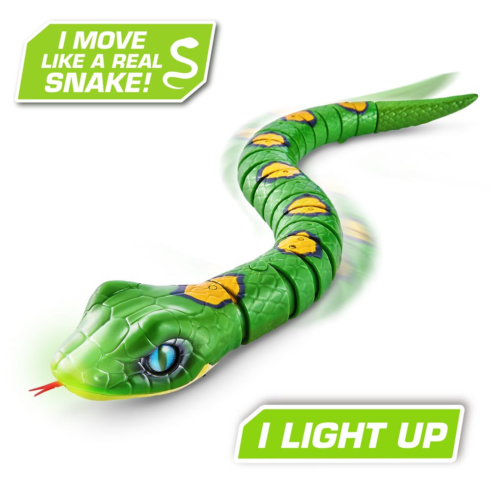 Zuru - Robo Alive Robotic Pet - Slithering Snake - Green