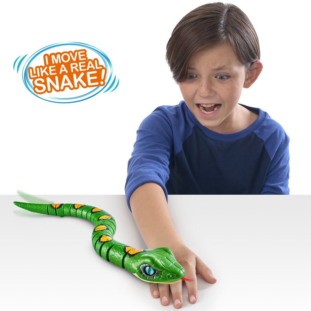 Zuru - Robo Alive Robotic Pet - Slithering Snake - Green