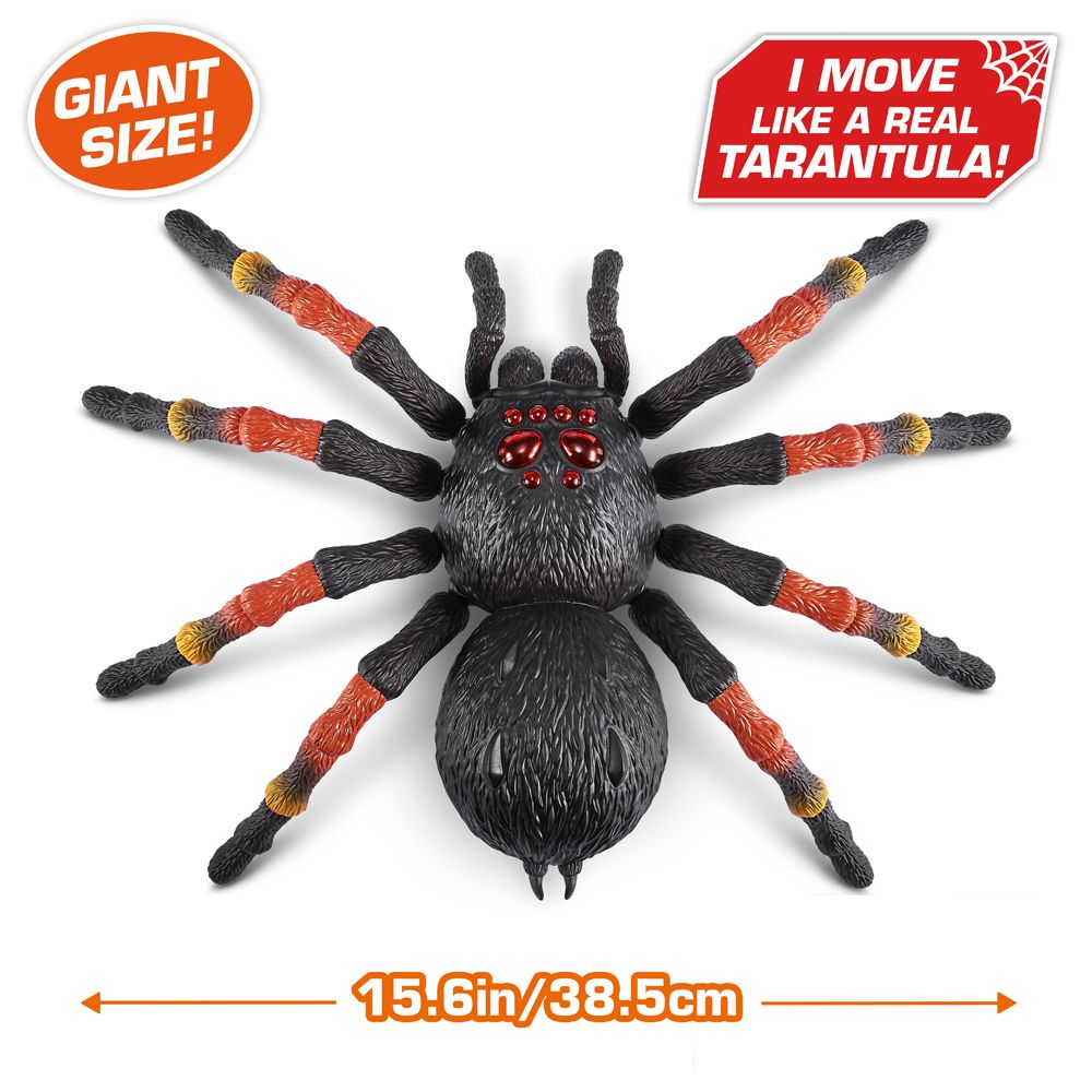 Zuru - Robo Alive Giant Tarantula - Robotic Interactive Electronic  - Prank Toys