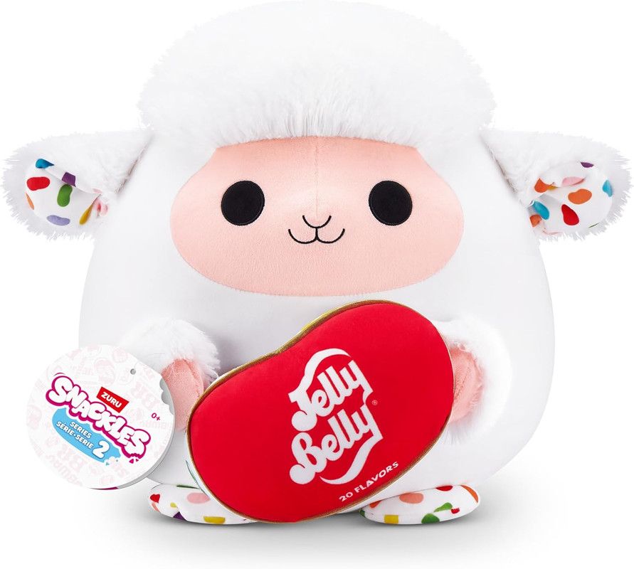 ZURU - Snackles Series 2 - Lamb & Jelly Belly 14 Inch Plush