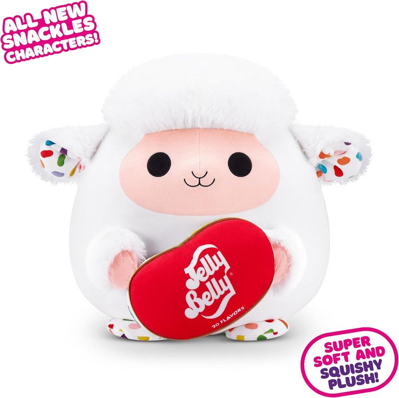 ZURU - Snackles Series 2 - Lamb & Jelly Belly 14 Inch Plush