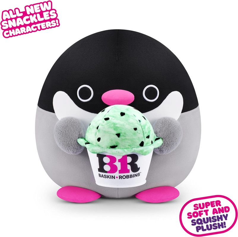 ZURU - Snackles Series 2 - Penguin & Baskin-Robbin 14 Inch Plush