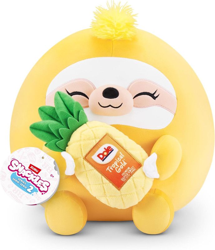 ZURU - Snackles Series 2 - Sloth & Dole 14 Inch Plush