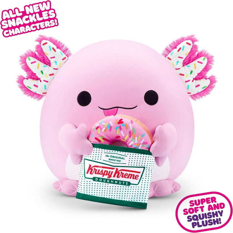 ZURU - Snackles Series 2 - Axolotl & Krispy Kreme 8 Inch Plush