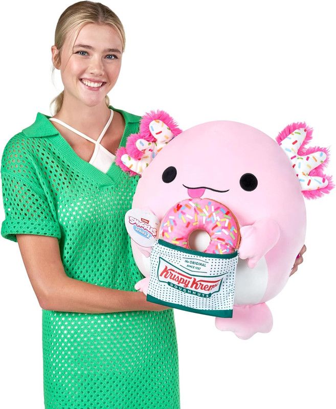 ZURU - Snackles Series 2 - Axolotl & Krispy Kreme 16 Inch Plush