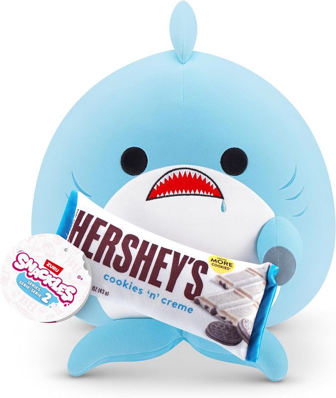 ZURU - Snackles Series 2 - Shark & Hershey Cookies N Cream 16 Inch Plush