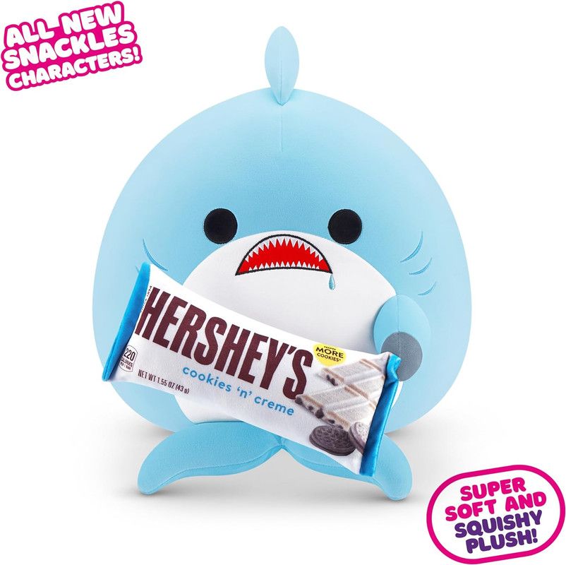 ZURU - Snackles Series 2 - Shark & Hershey Cookies N Cream 16 Inch Plush