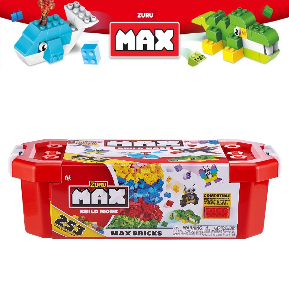 Zuru Max Build More - "Max Bricks" Toy 253pcs