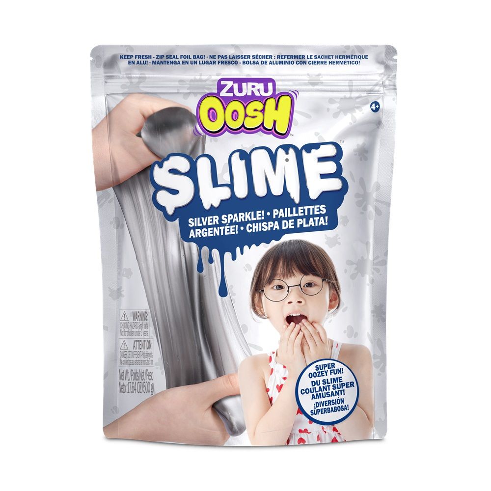 Zuru - Oosh Slime - Silver Sparkle! 500g