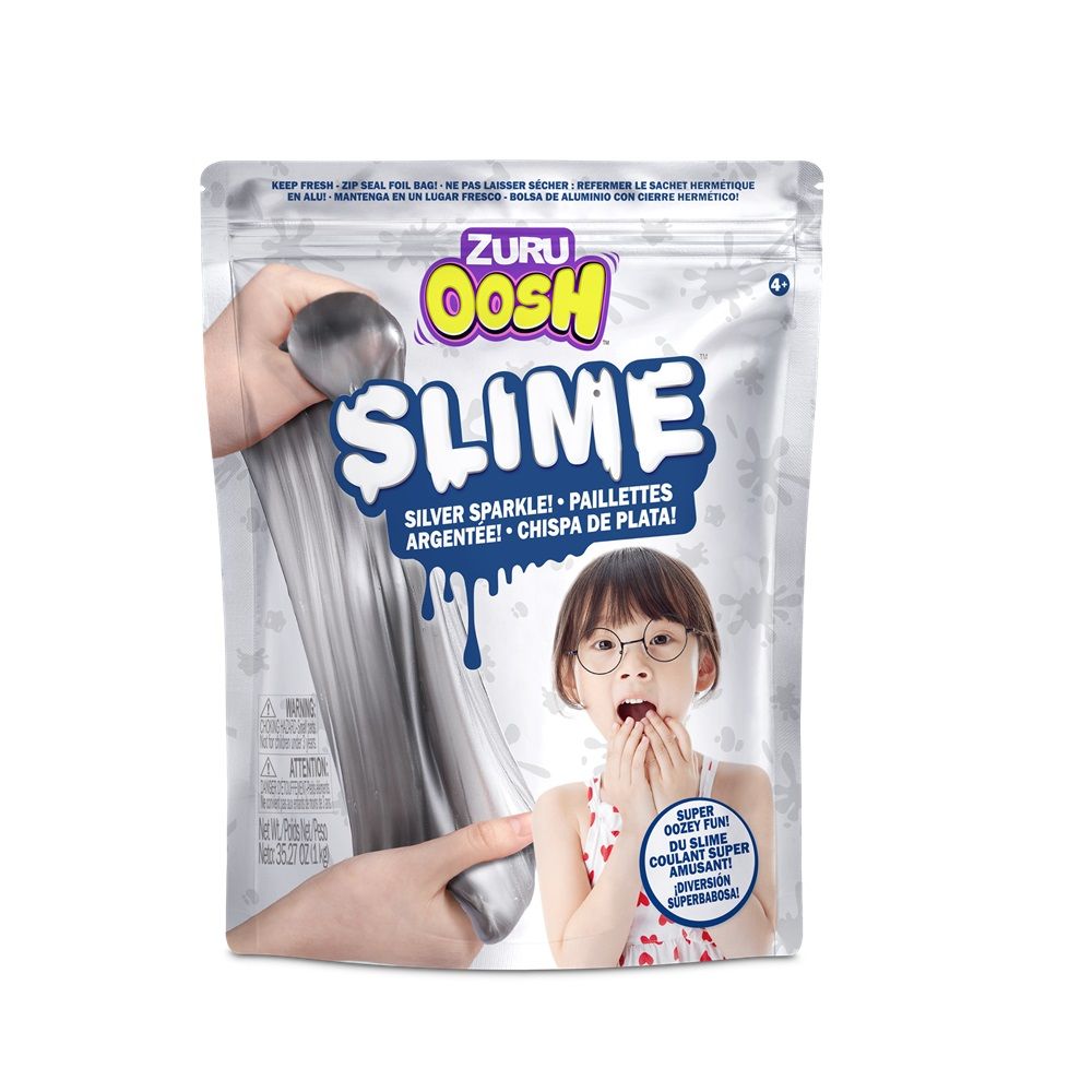 Zuru - Oosh Slime - Silver Sparkle! 1kg