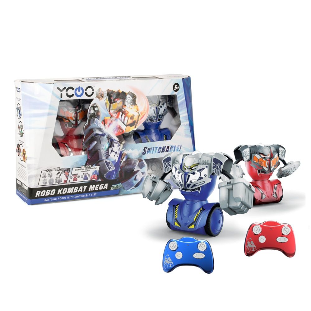 Silverlit - YCOO Robo Kombat Mega Twin Pack Battle Robot With Switchable Fist