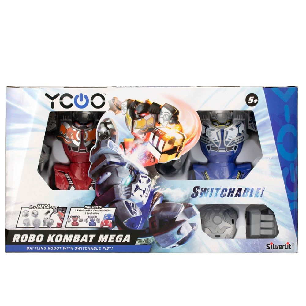 Silverlit - YCOO Robo Kombat Mega Twin Pack Battle Robot With Switchable Fist