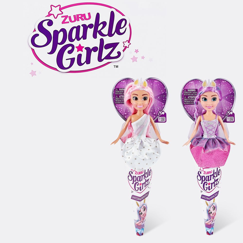 Zuru - Sparkle Girlz Unicorn Princess Cone Doll 10.5" 1pc - Color May Vary