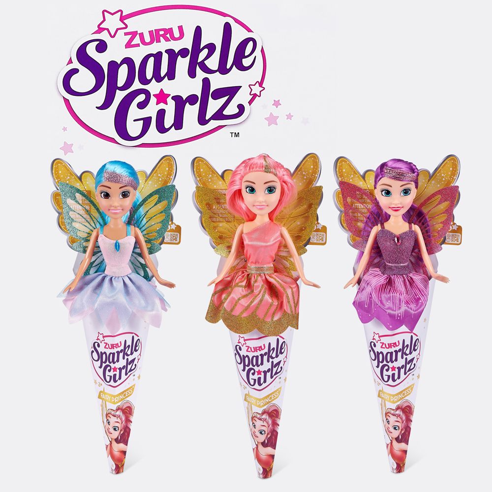 Zuru - Sparkle Girlz Fairy Princess Cone Doll 10.5" 1pc - Color May Vary