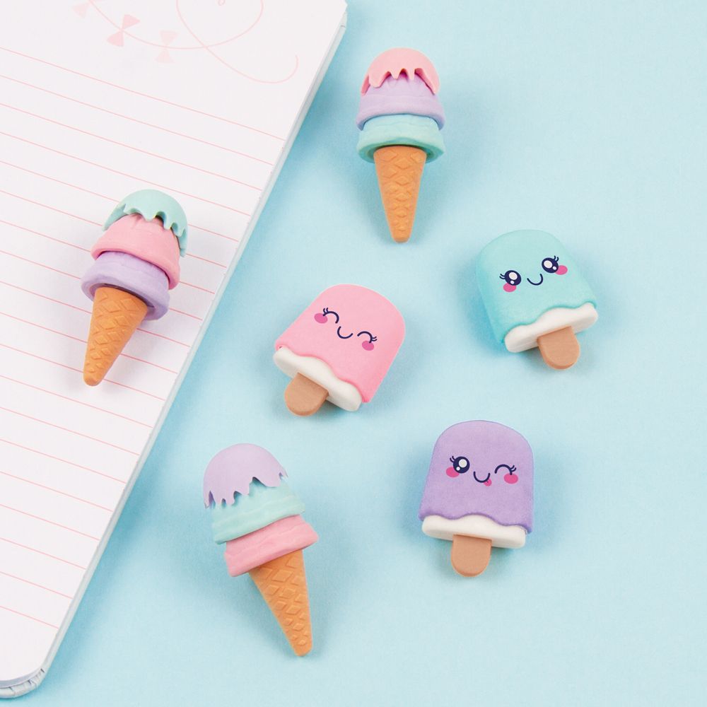 3C4G - Get The Scoop On Erasers - 6pcs