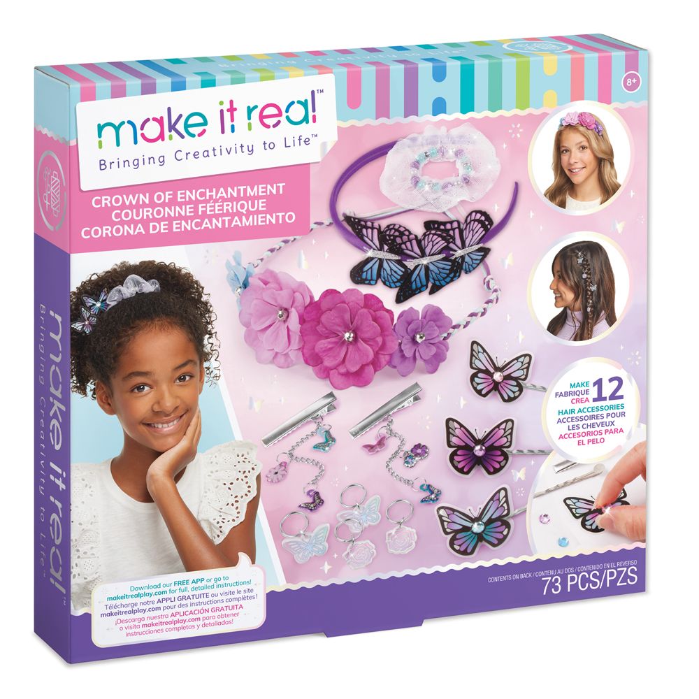 Make it Real - Crown Of Enchantment - DIY Hair Accessories Kit 73pcs