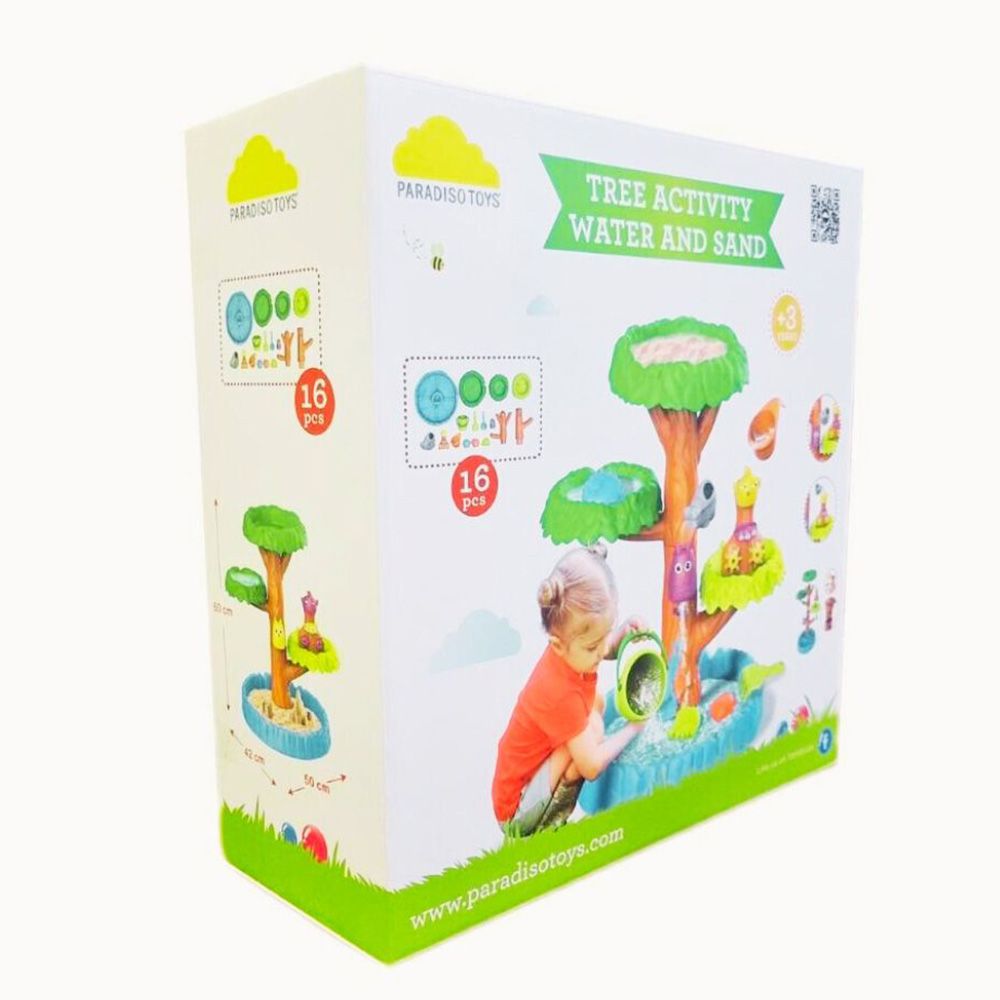 Paradiso Toys - Tree Activity Water And Sand Playset - 16 Pcs