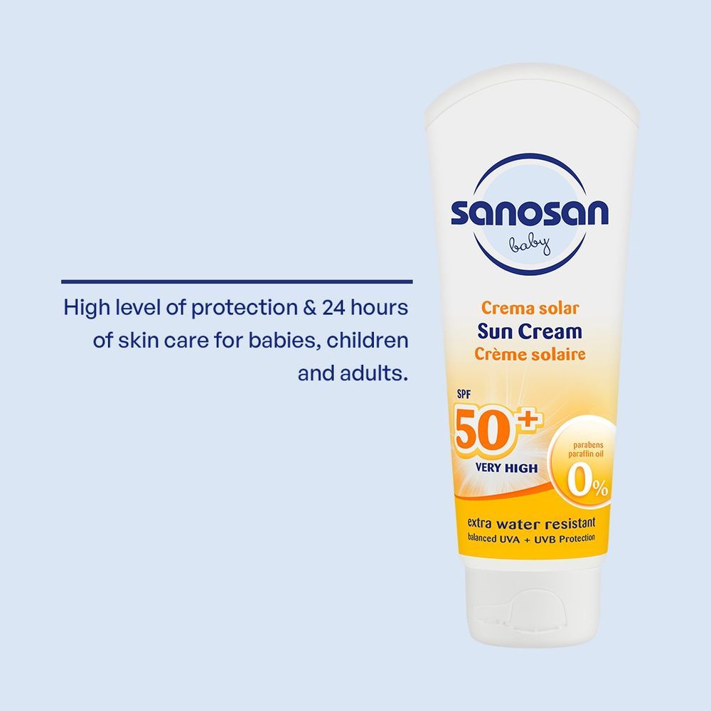 Sanosan - SPF 50+ Baby Sun Cream - 75 ml - Pack of 2